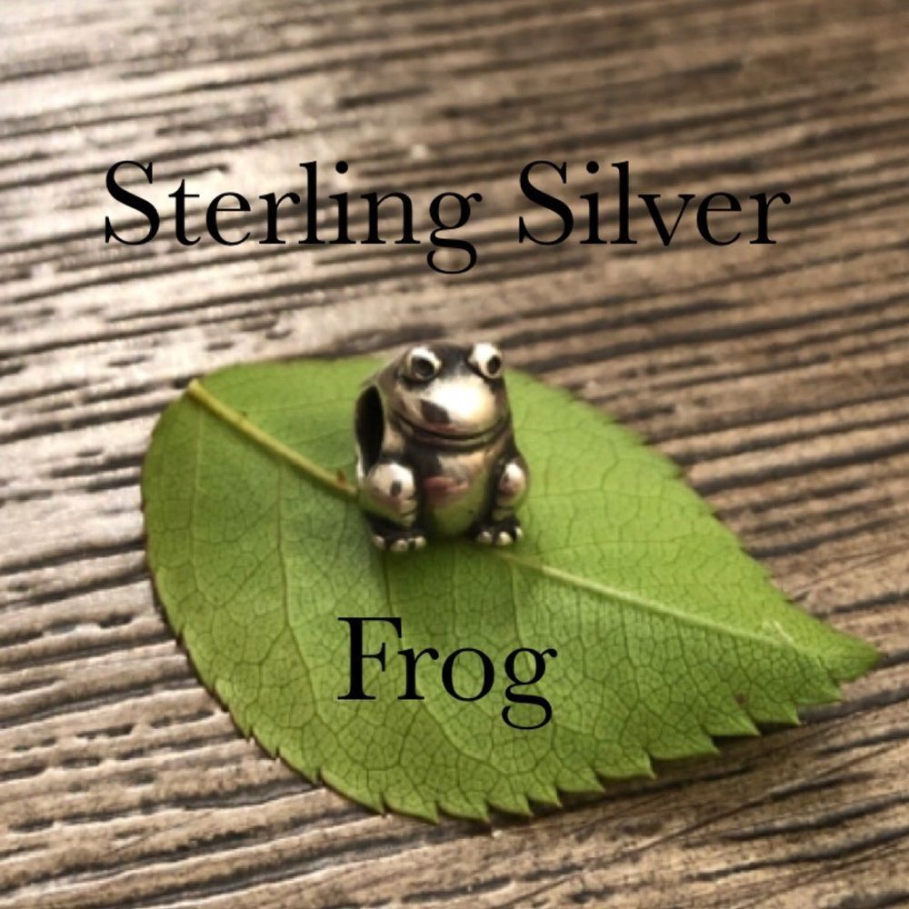 Sterling Silver Frog Bead European Bracelet Bead